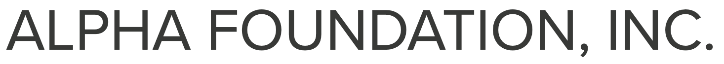 Alpha Foundation Logo Alpha Foundation Logo